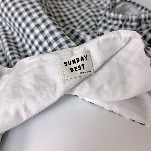 Aritzia Sunday Best Babbs Blouse Button-up Blouse‎ Large NWT - Picture 6 of 8